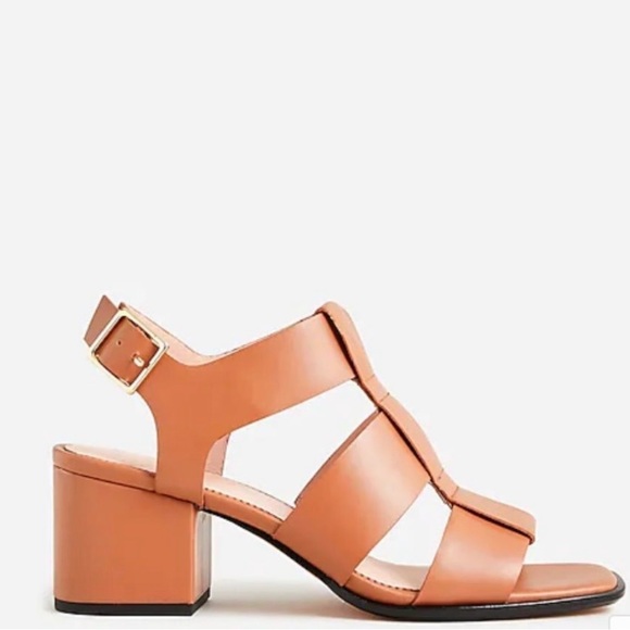 Dylan fisherman block-heel sandals in leather
Item BJ809